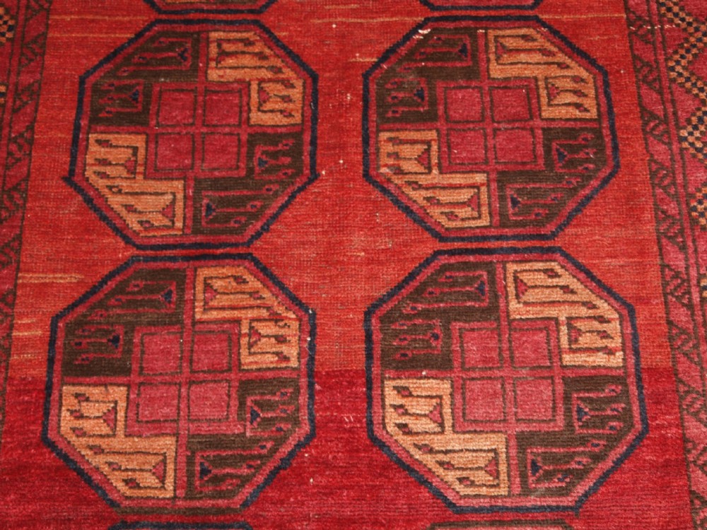 ANTIQUE NOTH AFGHAN SULYMAN VILLAGE RUG, EXCELLENT COLOUR, CIRCA 1900/20. View IX