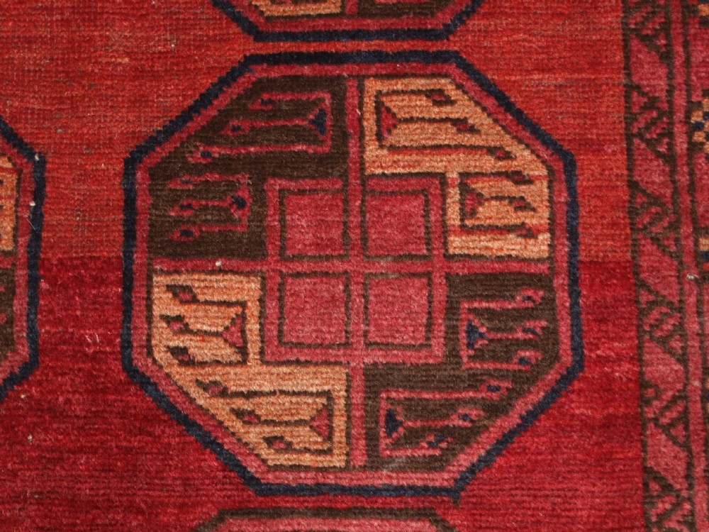 ANTIQUE NOTH AFGHAN SULYMAN VILLAGE RUG, EXCELLENT COLOUR, CIRCA 1900/20. View X