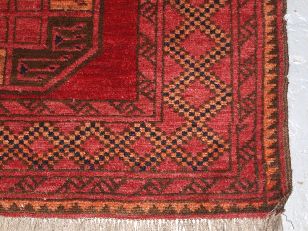 ANTIQUE NOTH AFGHAN SULYMAN VILLAGE RUG, EXCELLENT COLOUR, CIRCA 1900/20. View XI