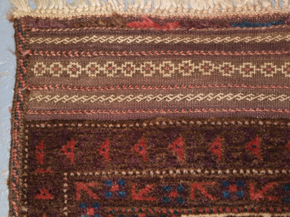 ANTIQUE AFGHAN VILLAGE PRAYER RUG, SUPERB CONDITION, CIRCA 1920. View VI