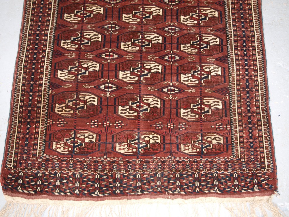 OLD YOMUT TURKMEN RUG, SMALL SIZE AND EXCELLENT CONDITION, CIRCA 1920. View IV