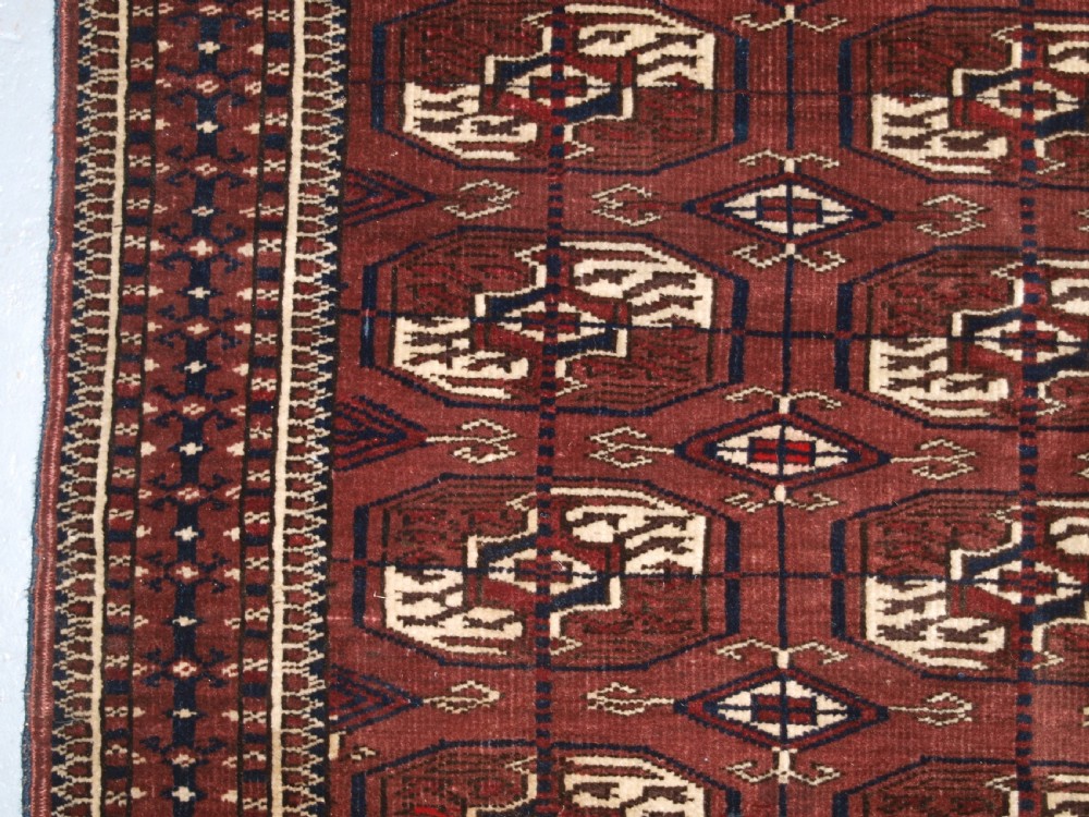 OLD YOMUT TURKMEN RUG, SMALL SIZE AND EXCELLENT CONDITION, CIRCA 1920. View VI