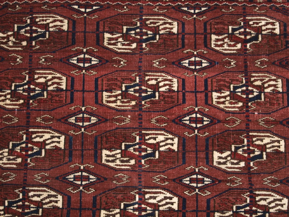 OLD YOMUT TURKMEN RUG, SMALL SIZE AND EXCELLENT CONDITION, CIRCA 1920. View VII