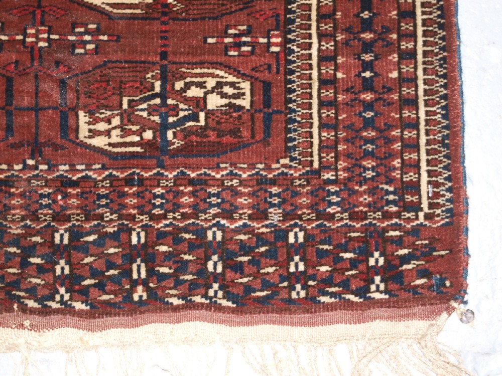 OLD YOMUT TURKMEN RUG, SMALL SIZE AND EXCELLENT CONDITION, CIRCA 1920. View VIII