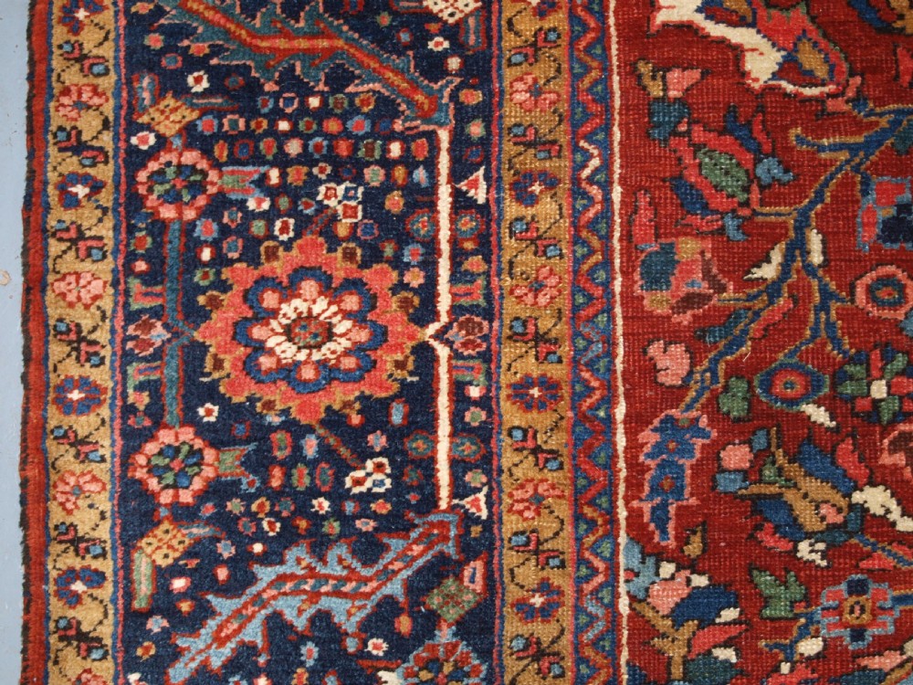 ANTIQUE AHAR HERIZ CARPET, CLASSIC DESIGN, SUPERB CONDITION, CIRCA 1900/20. View VII