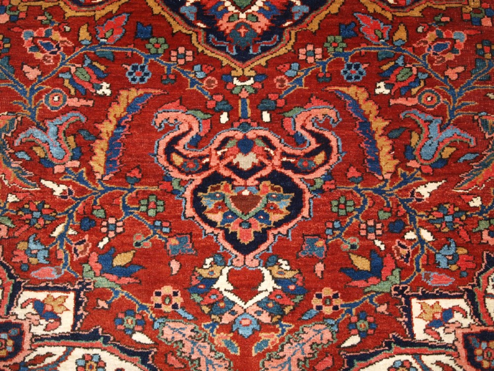 ANTIQUE AHAR HERIZ CARPET, CLASSIC DESIGN, SUPERB CONDITION, CIRCA 1900/20. View XII