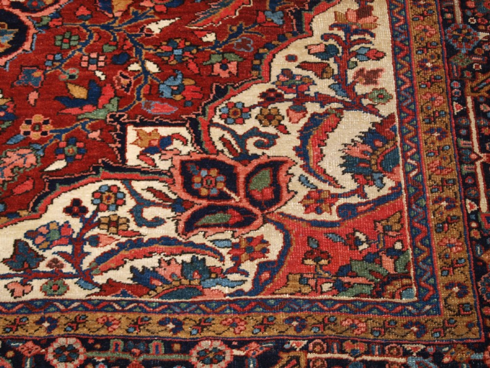 ANTIQUE AHAR HERIZ CARPET, CLASSIC DESIGN, SUPERB CONDITION, CIRCA 1900/20. View XIII
