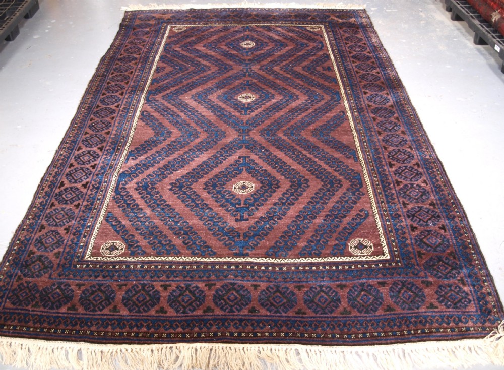 ANTIQUE MUSHWANI BALUCH MAIN CARPET, EXCELLENT CONDITION, CIRCA 1900/20.