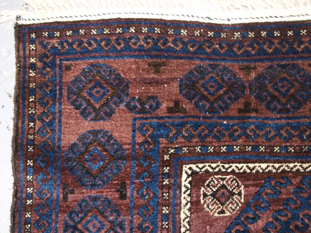 ANTIQUE MUSHWANI BALUCH MAIN CARPET, EXCELLENT CONDITION, CIRCA 1900/20. View VI