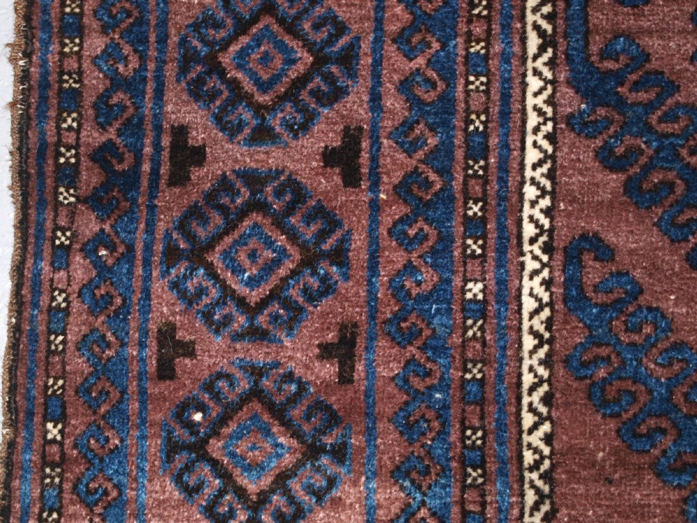 ANTIQUE MUSHWANI BALUCH MAIN CARPET, EXCELLENT CONDITION, CIRCA 1900/20. View VII