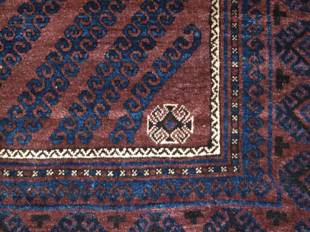 ANTIQUE MUSHWANI BALUCH MAIN CARPET, EXCELLENT CONDITION, CIRCA 1900/20. View XIII
