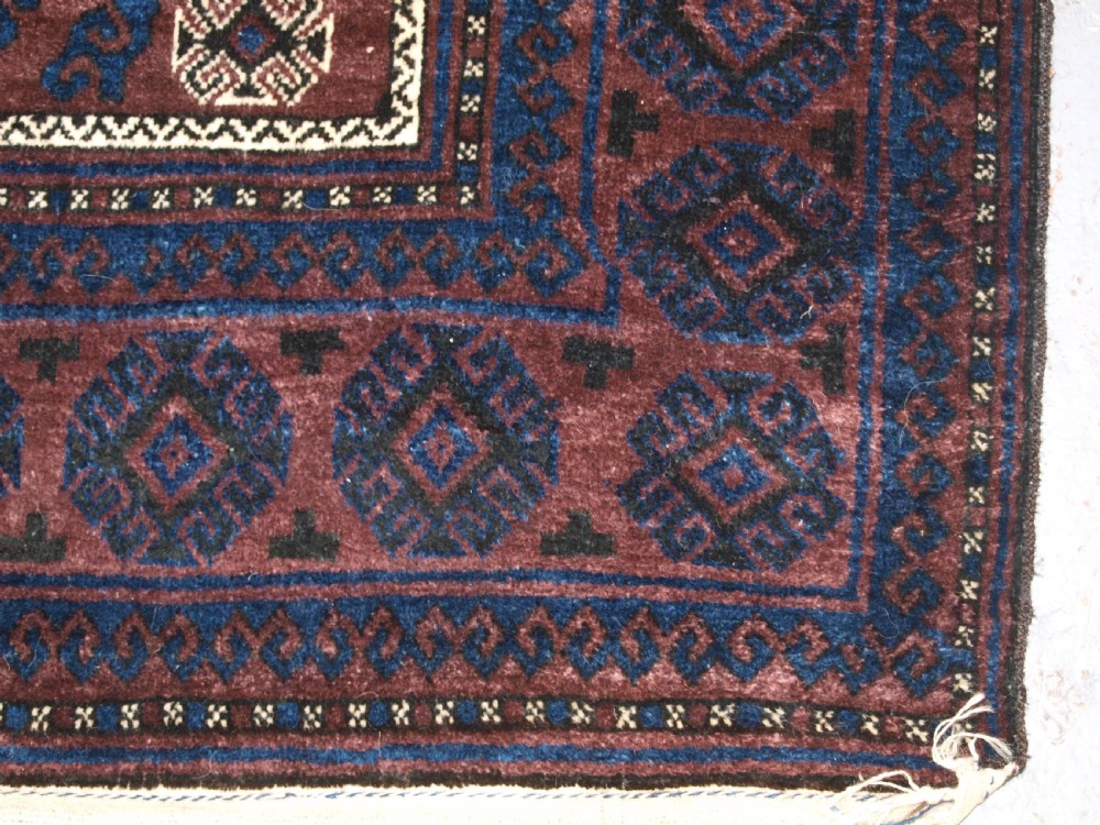 ANTIQUE MUSHWANI BALUCH MAIN CARPET, EXCELLENT CONDITION, CIRCA 1900/20. View XV