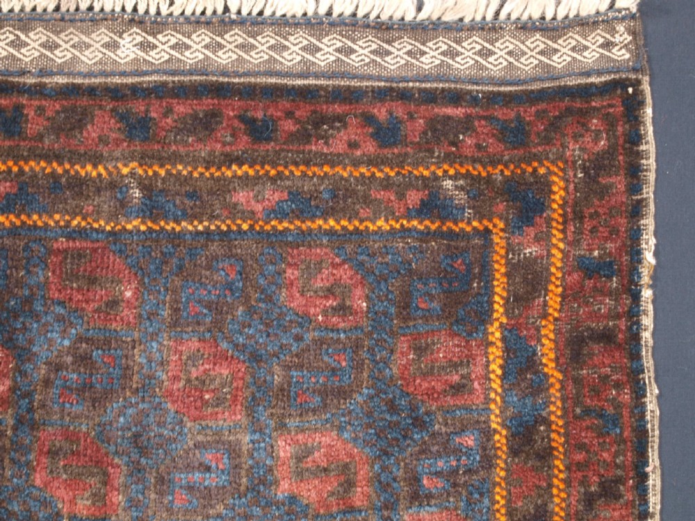 ANTIQUE BALUCH BAG FACE WITH TILE DESIGN, CIRCA 1900. View III