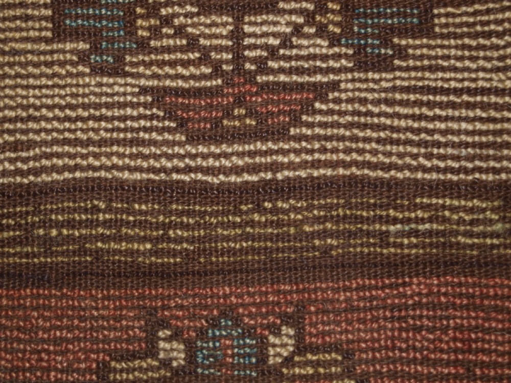 ANTIQUE TURKISH MANASTIR PRAYER RUG, RAMS HORN MIHRAB, CIRCA 1900. View X