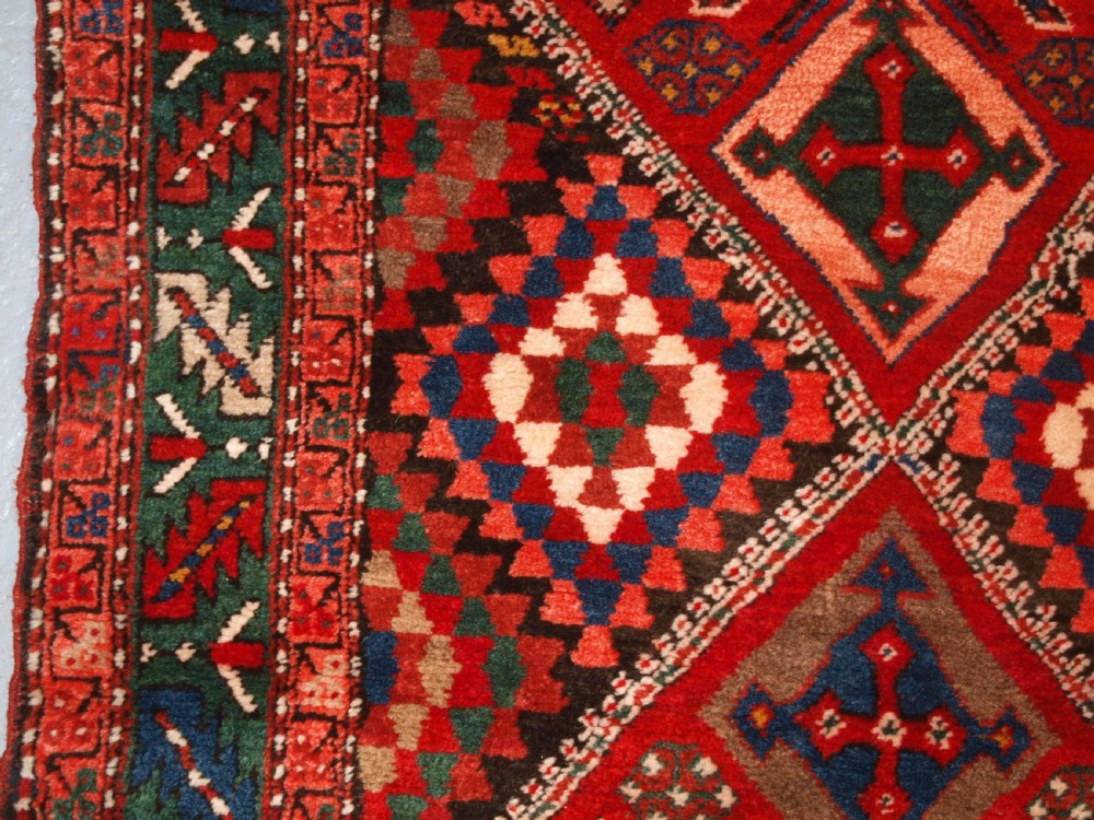 ANTIQUE SOUTH CAUCASIAN OR KURDISH RUNNER, EXCELLENT CONDITION, CIRCA 1920. View IX