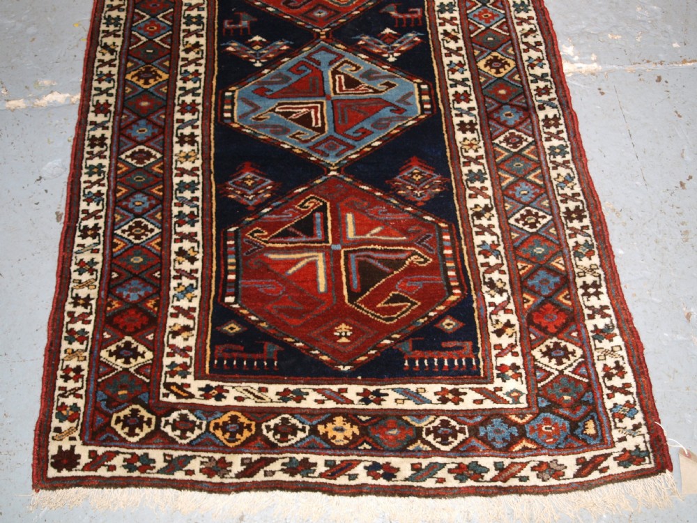 ANTIQUE KURDISH RUNNER, LONG LENGTH, EXCELLENT CONDITION, CIRCA 1920. View VII