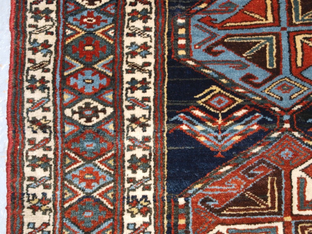 ANTIQUE KURDISH RUNNER, LONG LENGTH, EXCELLENT CONDITION, CIRCA 1920. View X