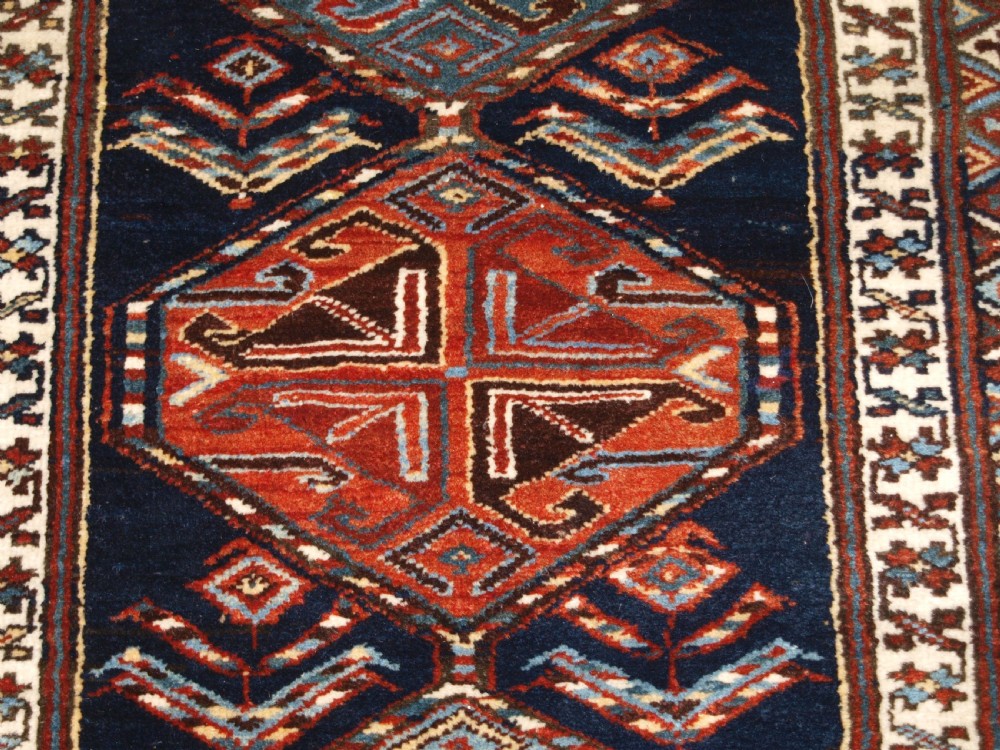 ANTIQUE KURDISH RUNNER, LONG LENGTH, EXCELLENT CONDITION, CIRCA 1920. View XII