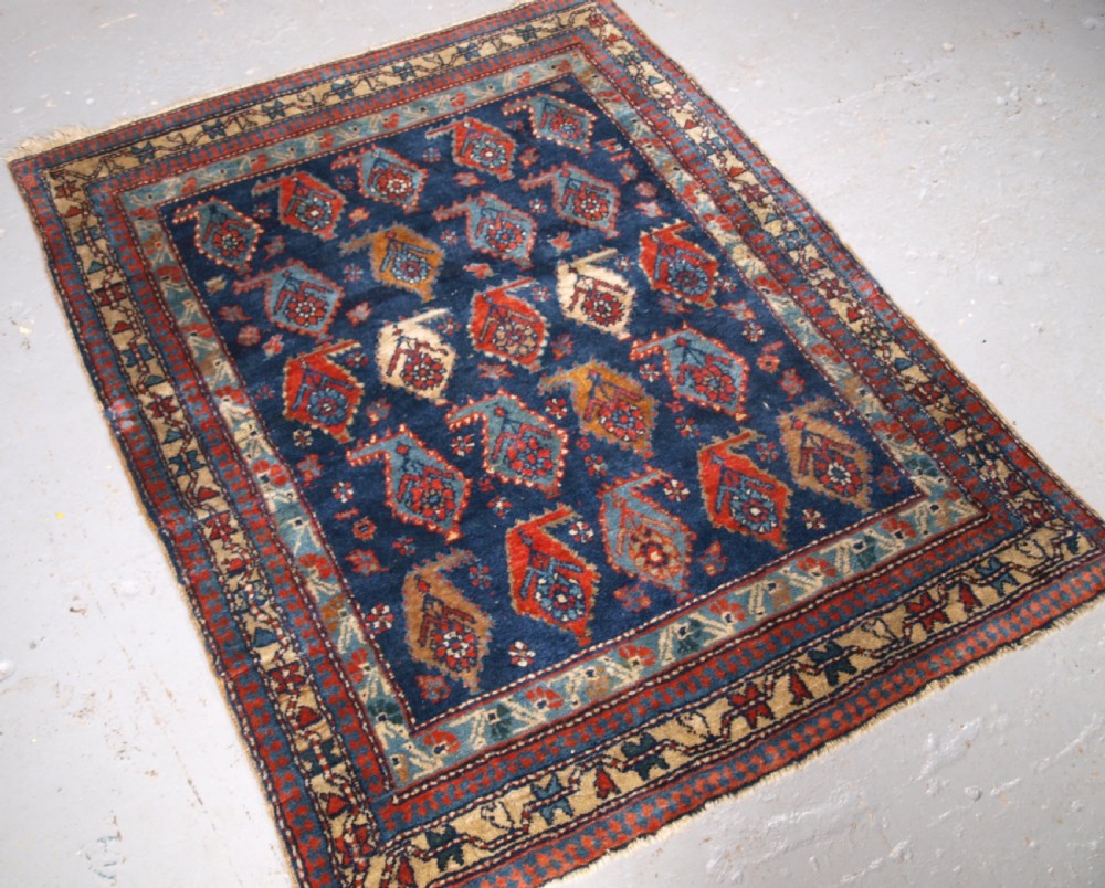ANTIQUE CAUCASIAN DERBENT RUG WITH BOTEH DESIGN, CIRCA 1900. View II
