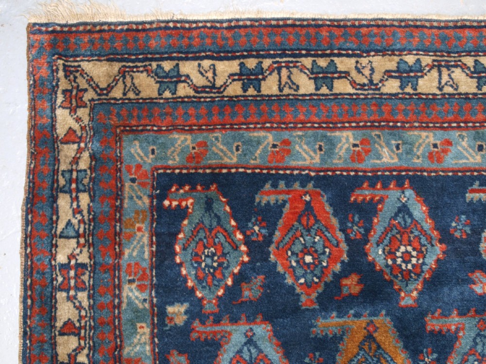 ANTIQUE CAUCASIAN DERBENT RUG WITH BOTEH DESIGN, CIRCA 1900. View V
