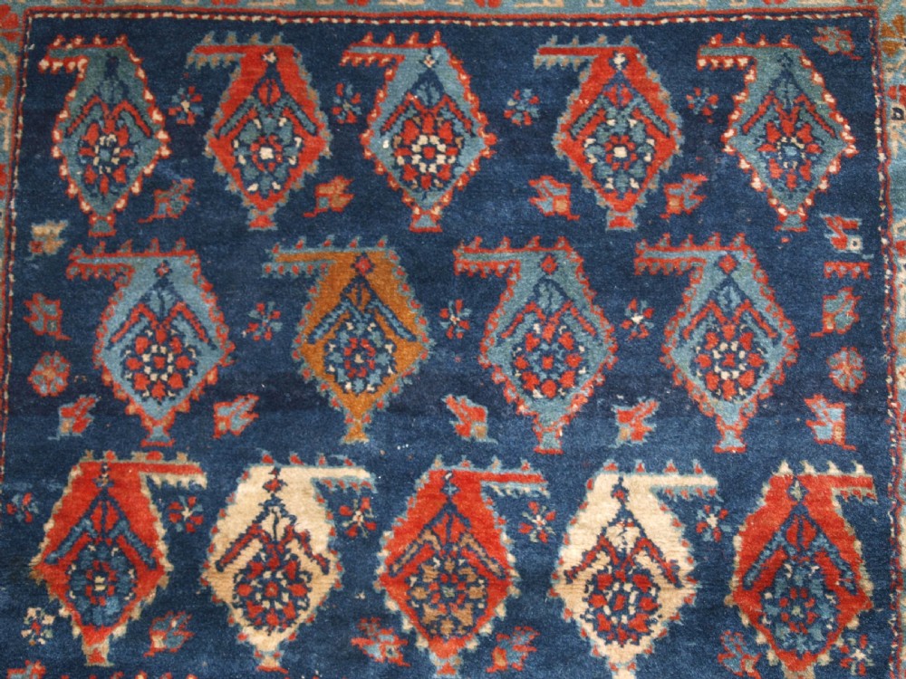 ANTIQUE CAUCASIAN DERBENT RUG WITH BOTEH DESIGN, CIRCA 1900. View VII