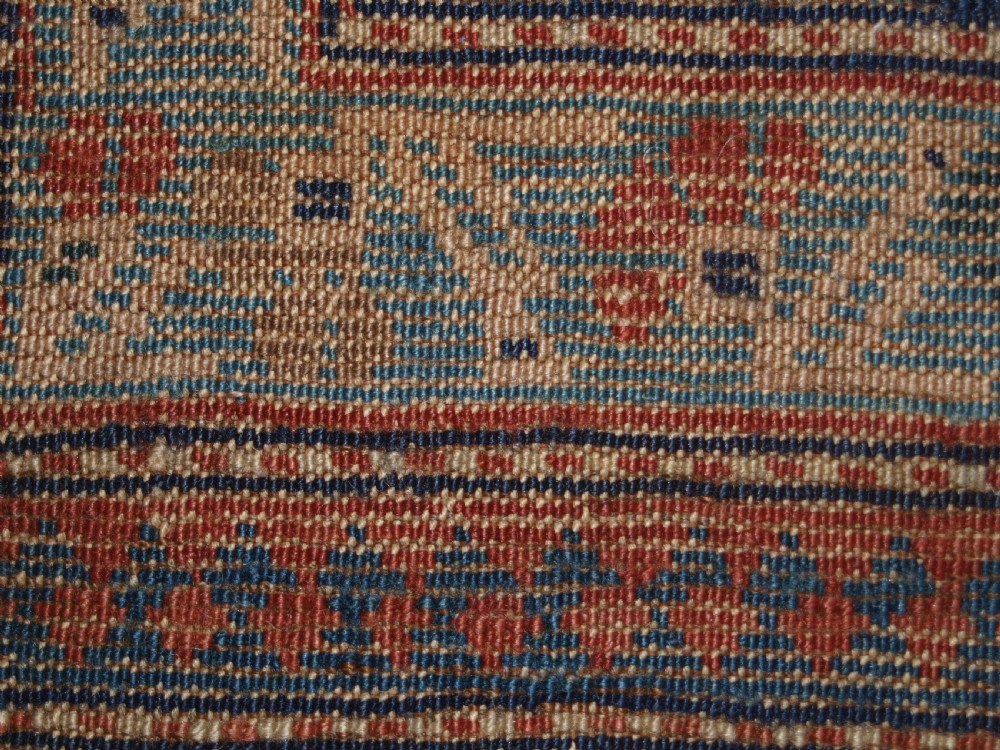 ANTIQUE CAUCASIAN DERBENT RUG WITH BOTEH DESIGN, CIRCA 1900. View X