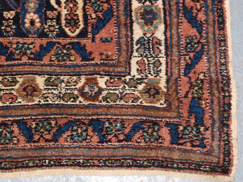 ANTIQUE AFSHAR RUG WITH ALL OVER SMALL BOTEH DESIGN, CIRCA 1900. View XIV