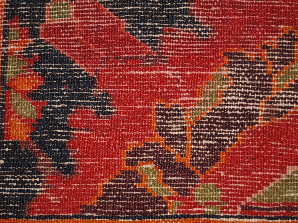 ANTIQUE MALAYER RUG, VERY FINE WEAVE WITH HARSHANG DESIGN, CIRCA 1900. View XIV