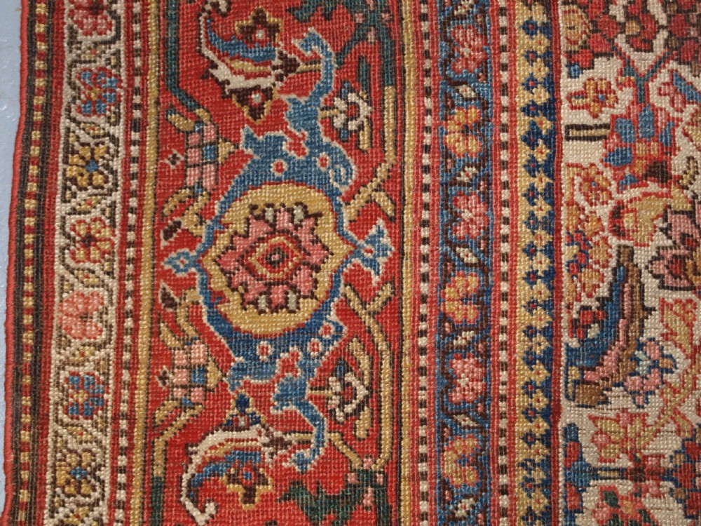 ANTIQUE BIJAR RUG, WONDERFUL SOFT PASTEL COLOURS, CIRCA 1880. View VII