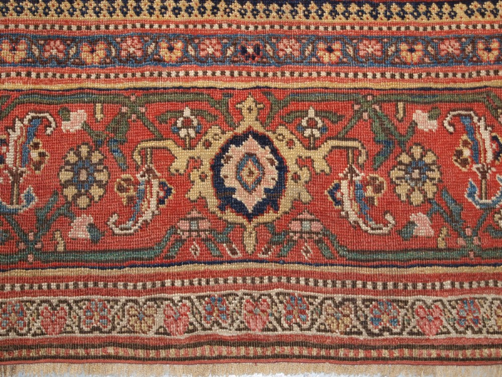ANTIQUE BIJAR RUG, WONDERFUL SOFT PASTEL COLOURS, CIRCA 1880. View X