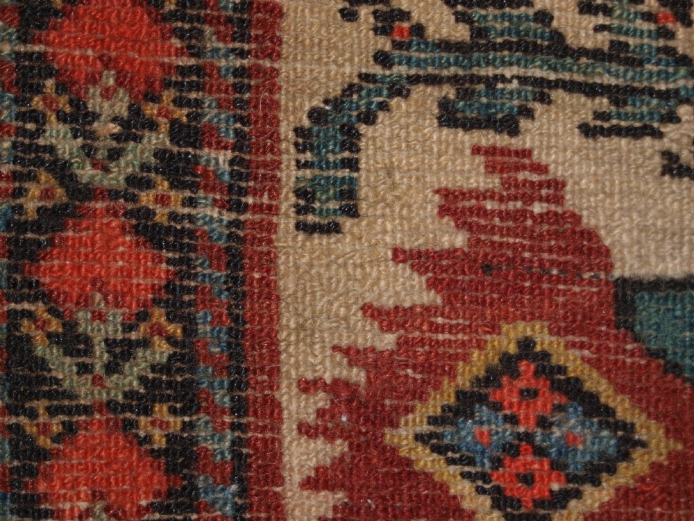 ANTIQUE MALAYER RUNNER OF LARGE SIZE, COUNTRY HOUSE STYLE, CIRCA 1900/20. View XIII