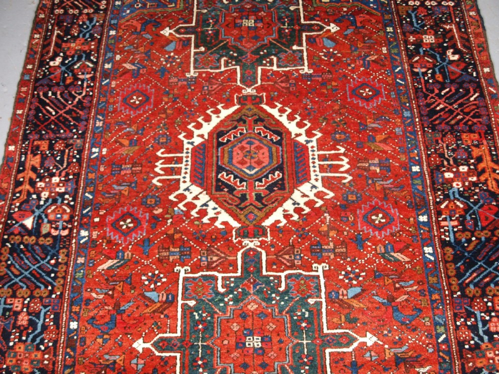 ANTIQUE KARAJA RUG OF CLASSIC DESIGN, HARD WEARING FURNISHING RUG, CIRCA 1900/20. View IV