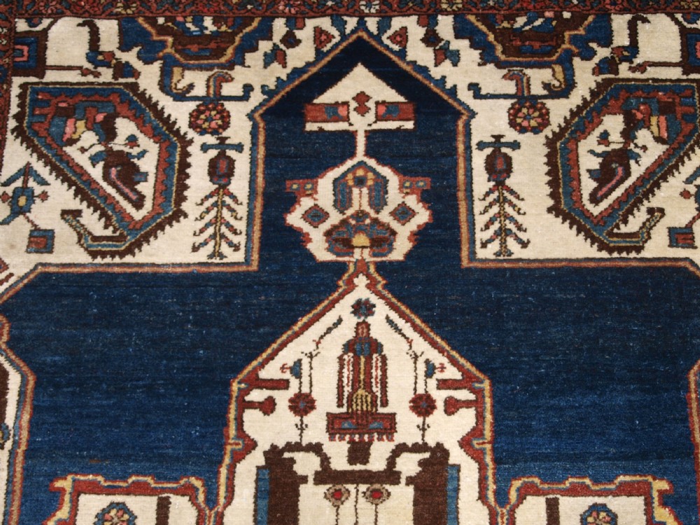 ANTIQUE HAMADAN REGION VILLAGE RUG, UNUSUAL DESIGN, CIRCA 1920. View VIII