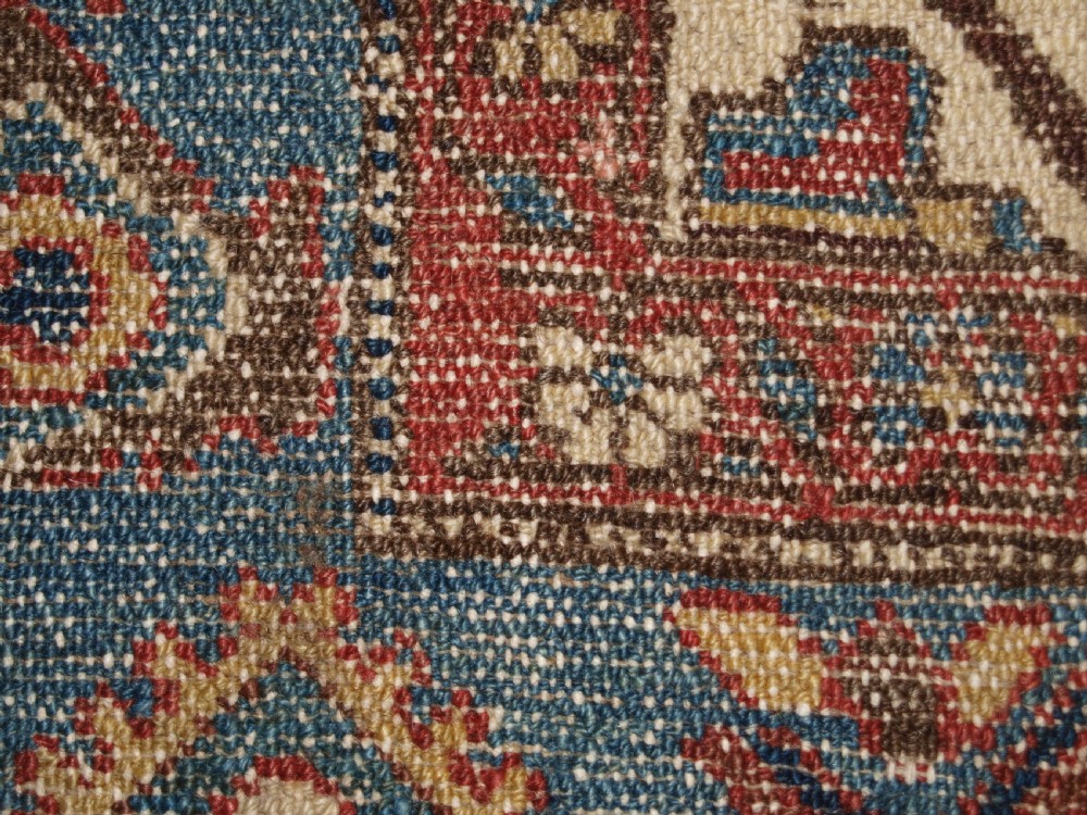 ANTIQUE HAMADAN REGION VILLAGE RUG, UNUSUAL DESIGN, CIRCA 1920. View XIII