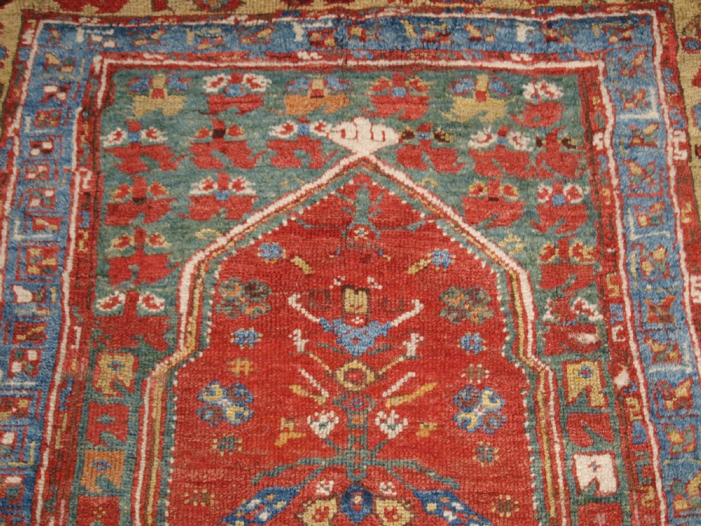 ANTIQUE TURKISH VILLAGE PRAYER RUG, MENDERES RIVER VALLEY, LATE 18TH CENTURY. View X