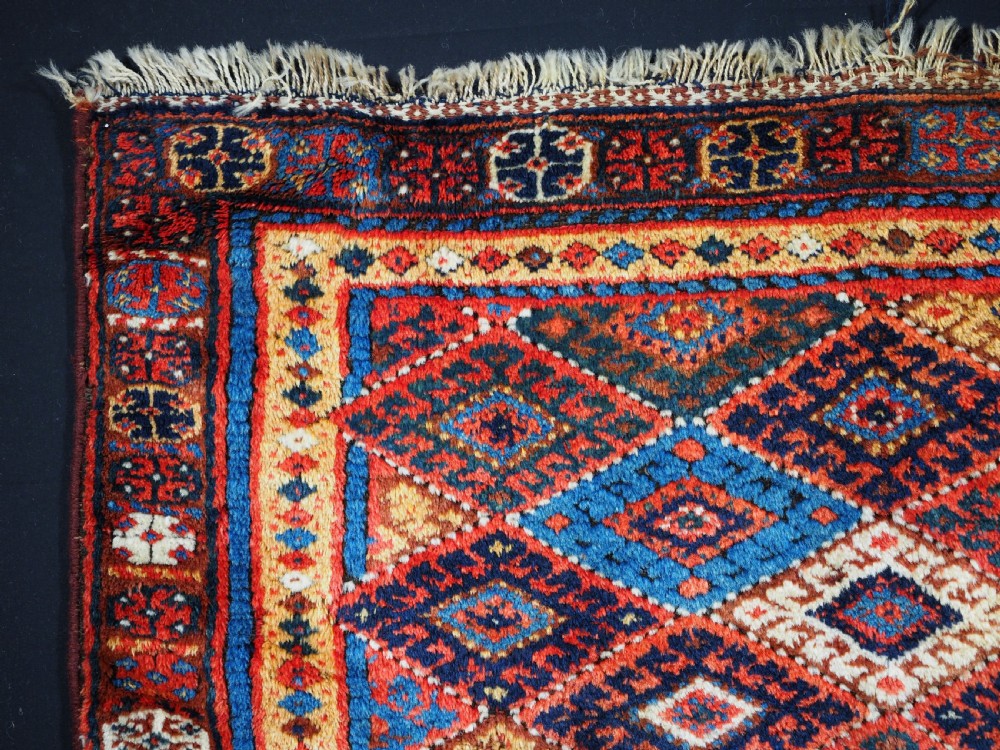 ANTIQUE JAF KURD SADDLE BAG FACE, LARGE SIZE, THICK LONG PILE, CIRCA 1900. View II