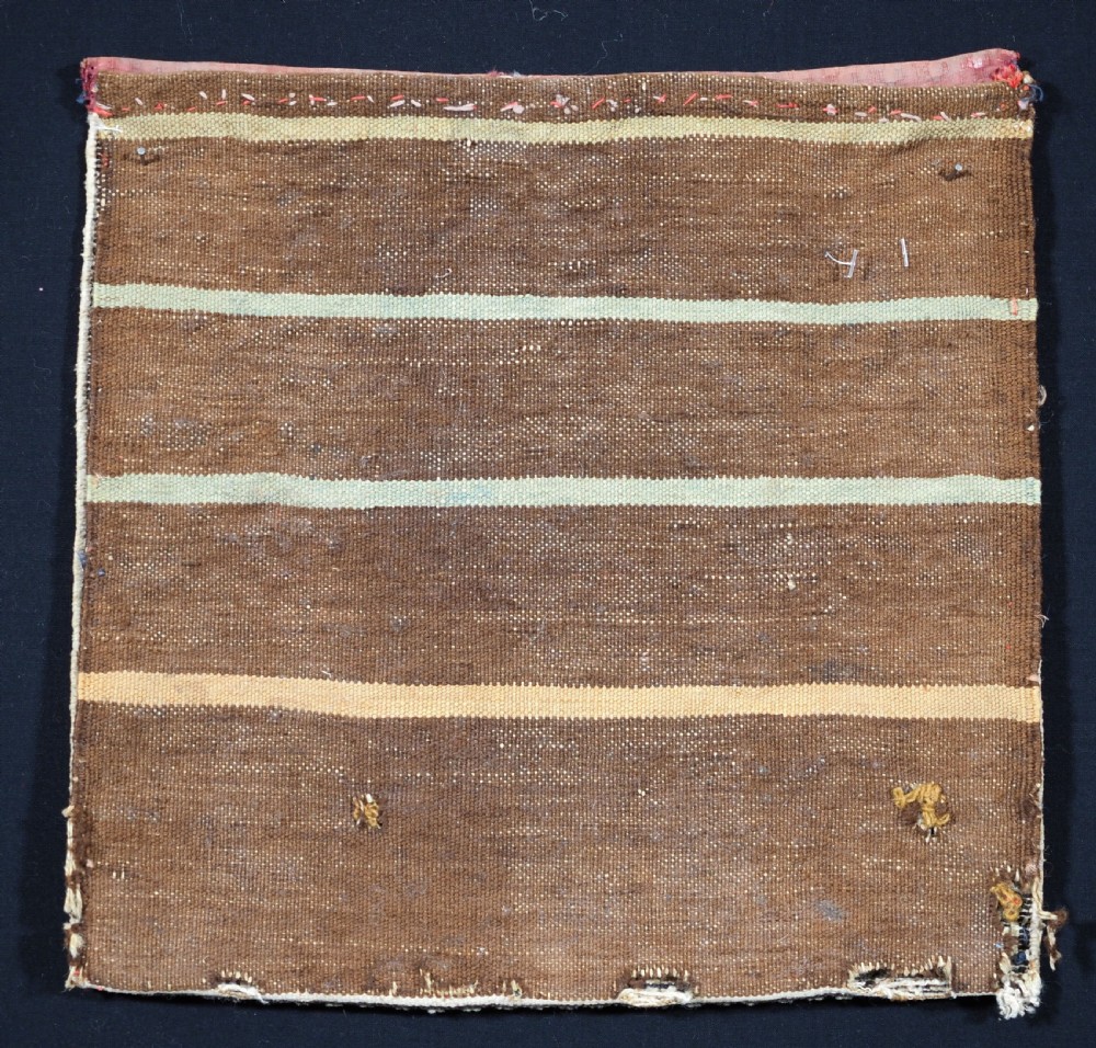 ANTIQUE CAUCASIAN SHIRVAN BAG WITH BACK, SUPERB CONDITION, CIRCA 1900. View VI