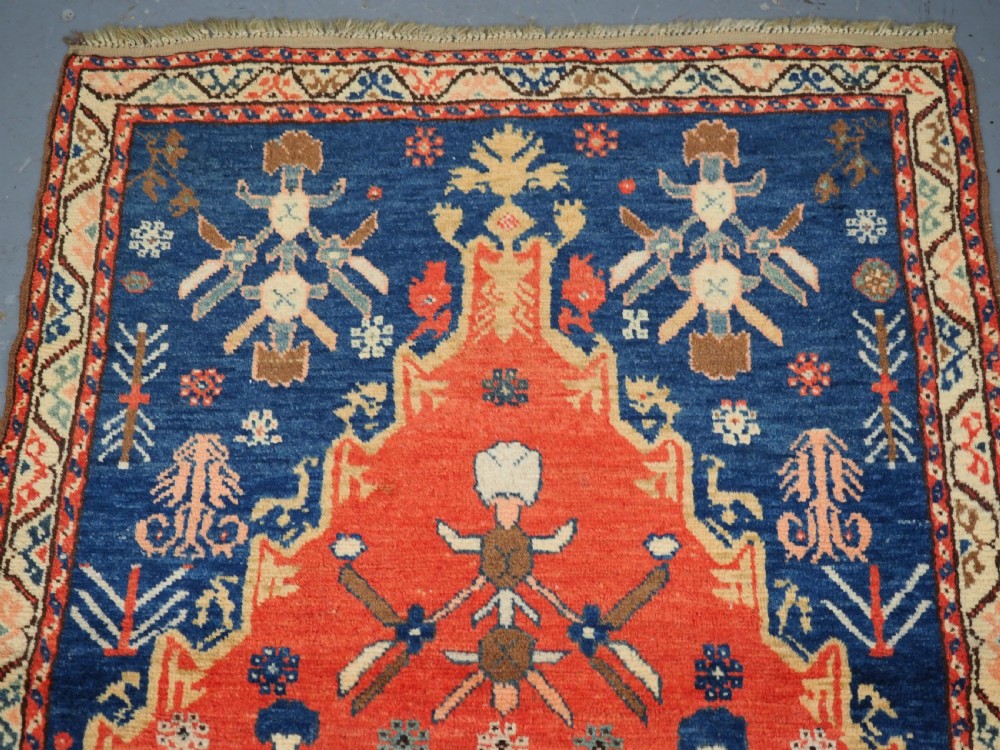 OLD TURKISH VILLAGE PRAYER RUG, TRADITIONAL DESIGN, CIRCA 1920/30. View III