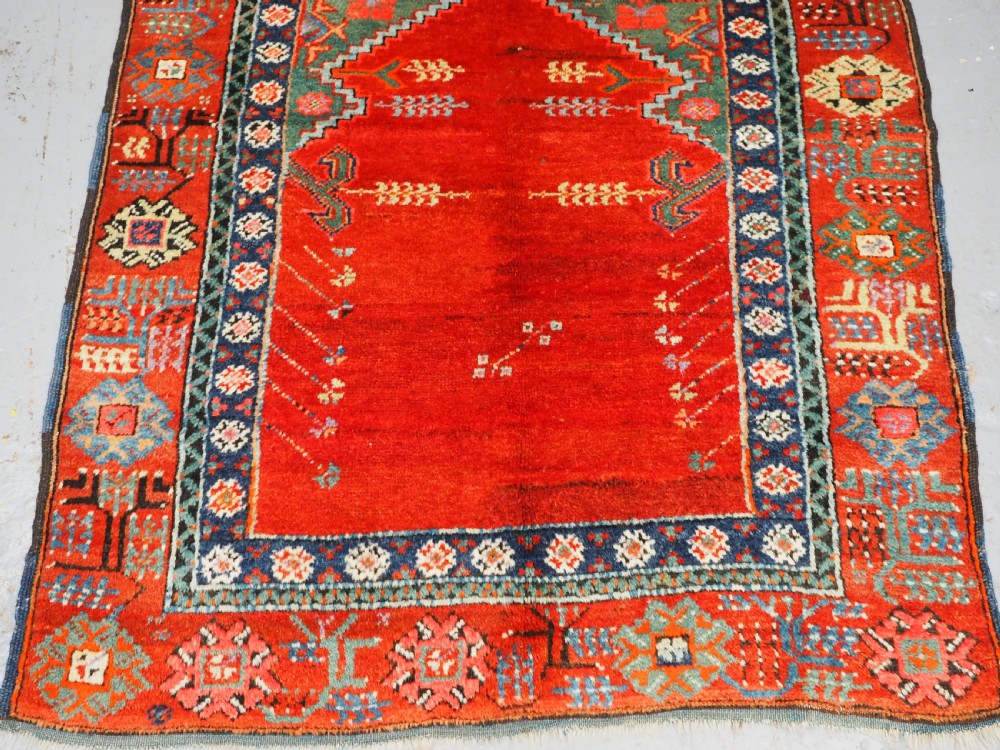 ANTIQUE TURKISH KONYA REGION VILLAGE PRAYER RUG, CIRCA 1900/20. View V