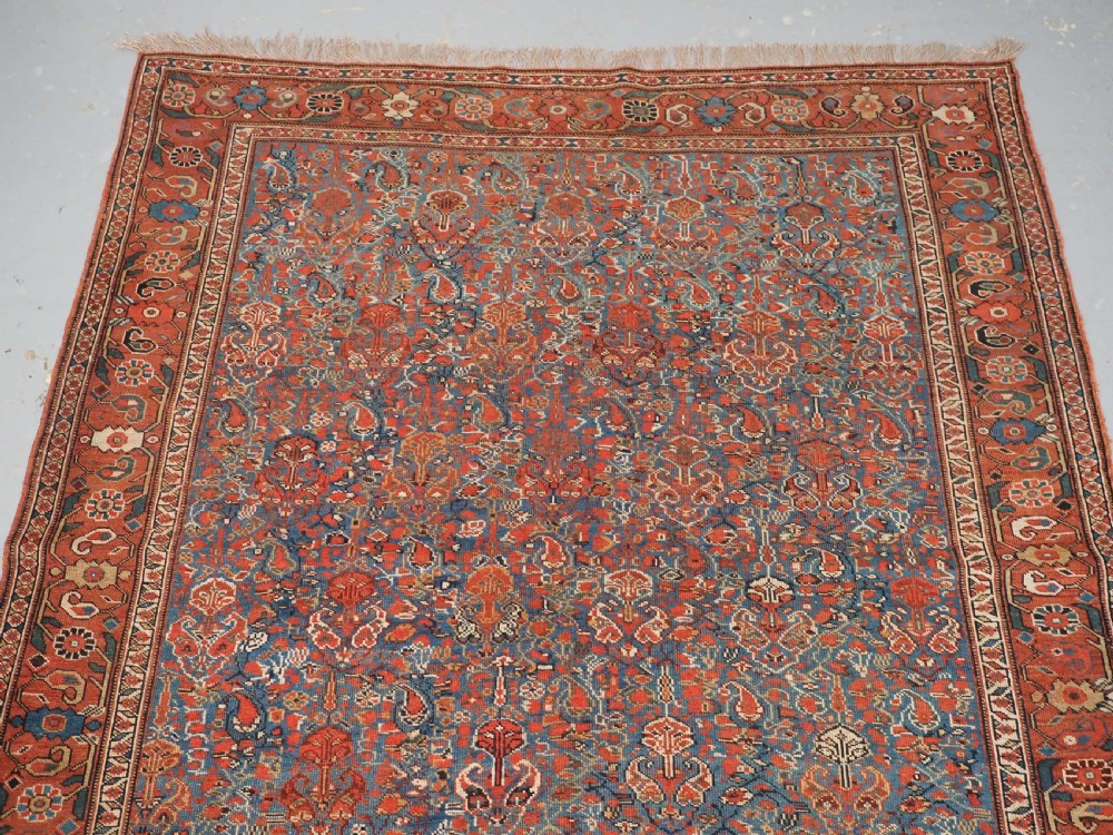 ANTIQUE KHAMSEH TRIBAL RUG, VERY FINE, ALL OVER DESIGN, CIRCA 1900. View III