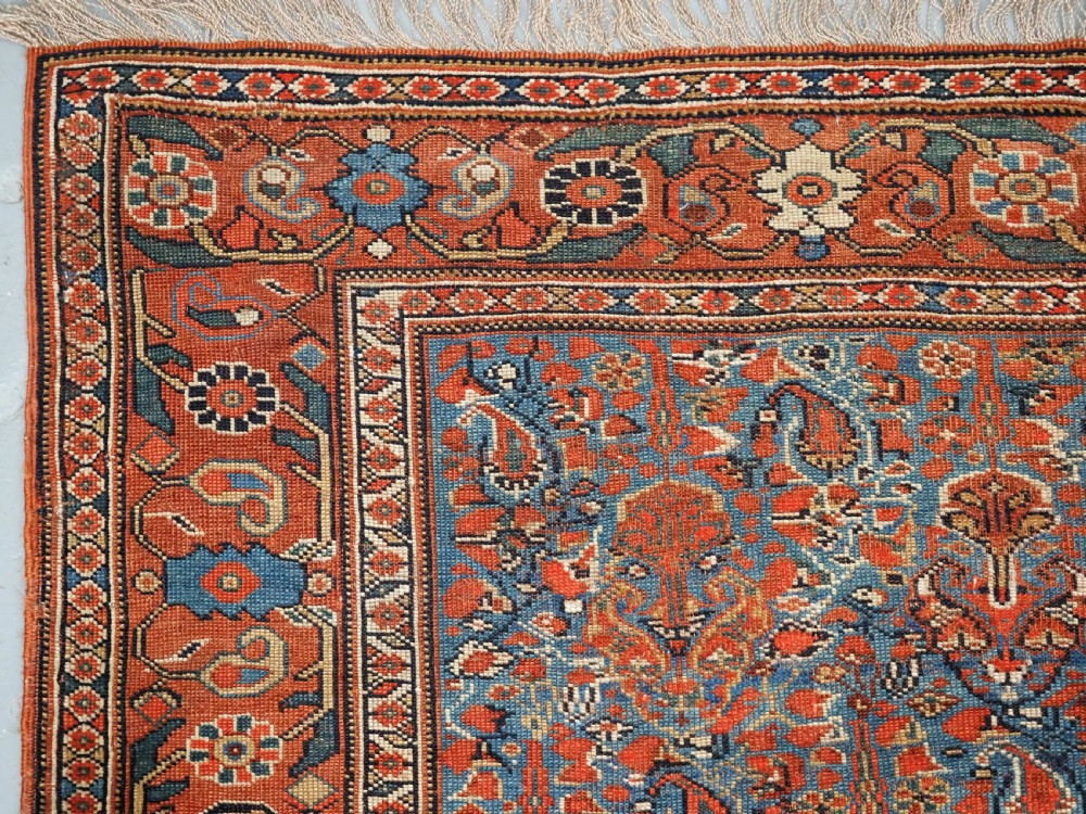 ANTIQUE KHAMSEH TRIBAL RUG, VERY FINE, ALL OVER DESIGN, CIRCA 1900. View VI