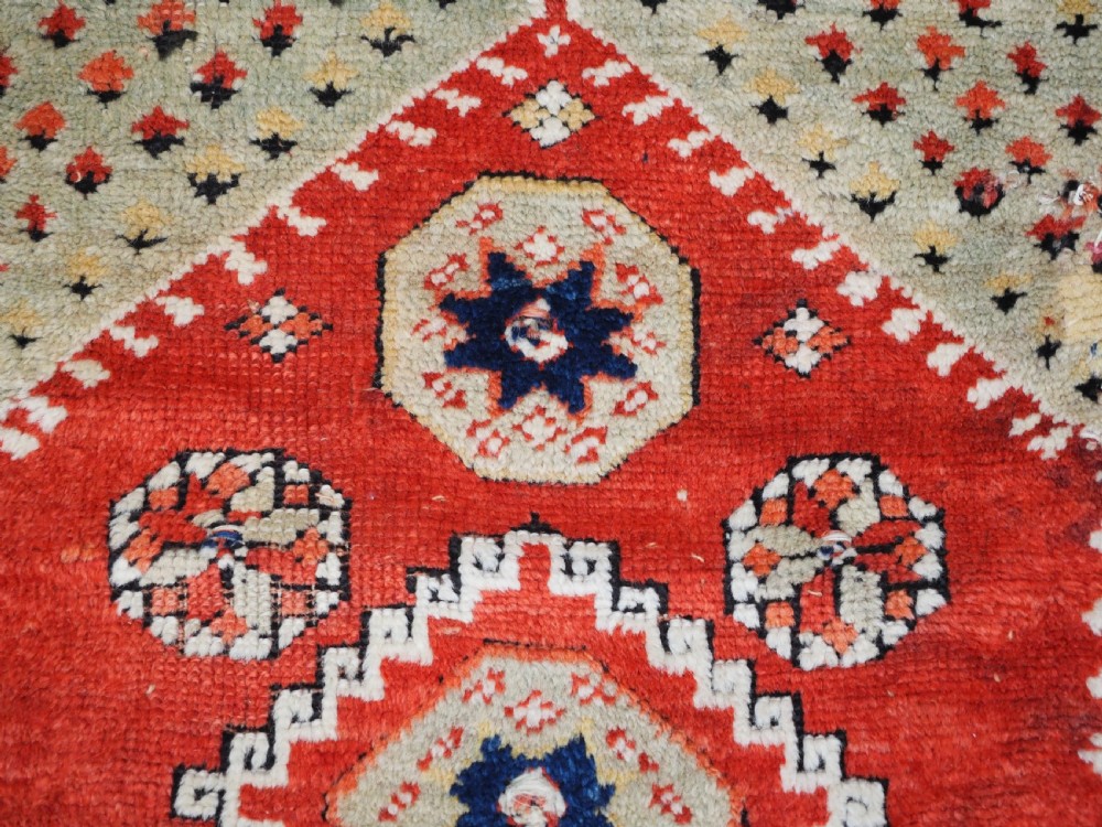 ANTIQUE TURKISH BERGAMA REGION VILLAGE PRAYER RUG, CIRCA 1880. View IX
