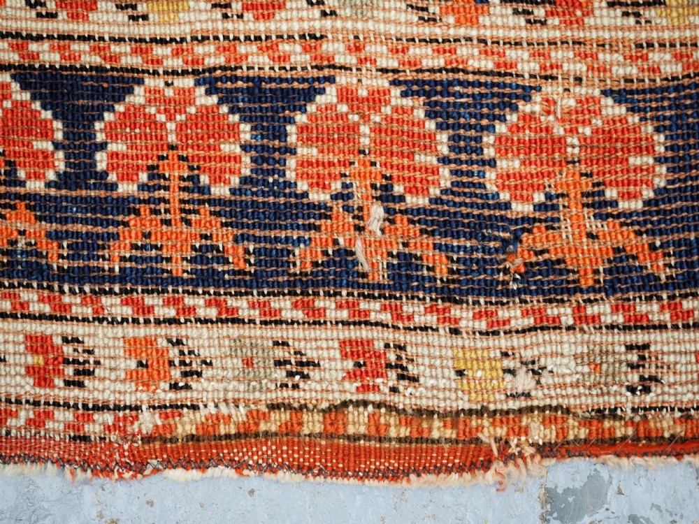ANTIQUE TURKISH BERGAMA REGION VILLAGE PRAYER RUG, CIRCA 1880. View XV