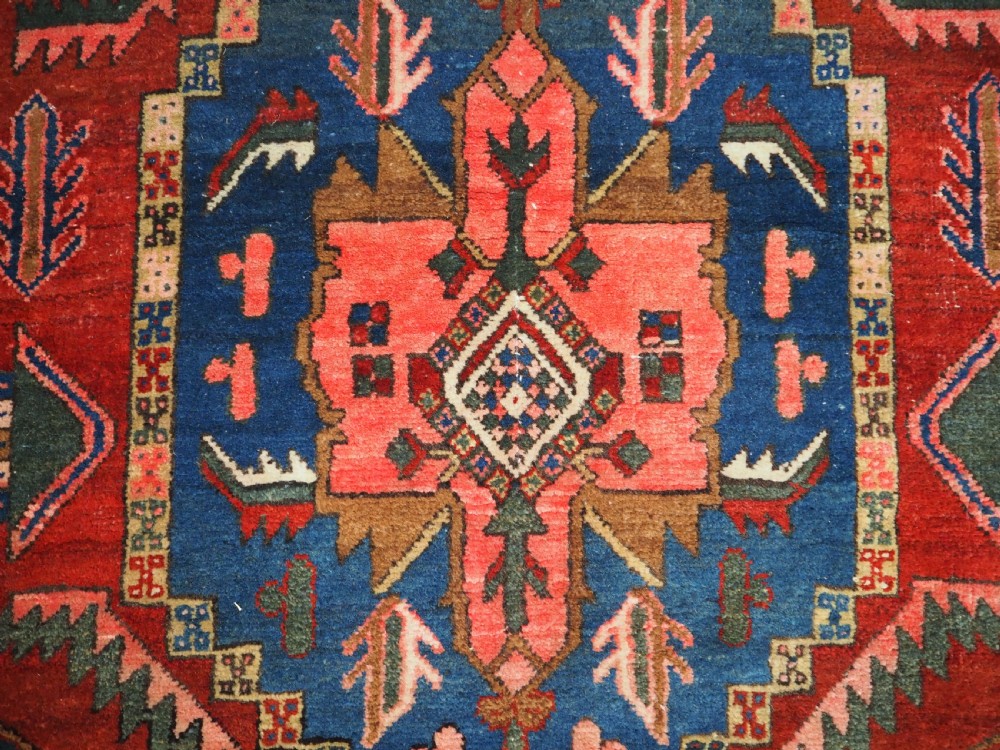 ANTIQUE HERIZ REGION VILLAGE RUG POSSIBLY BAKSHAISH, CIRCA 1900. View X