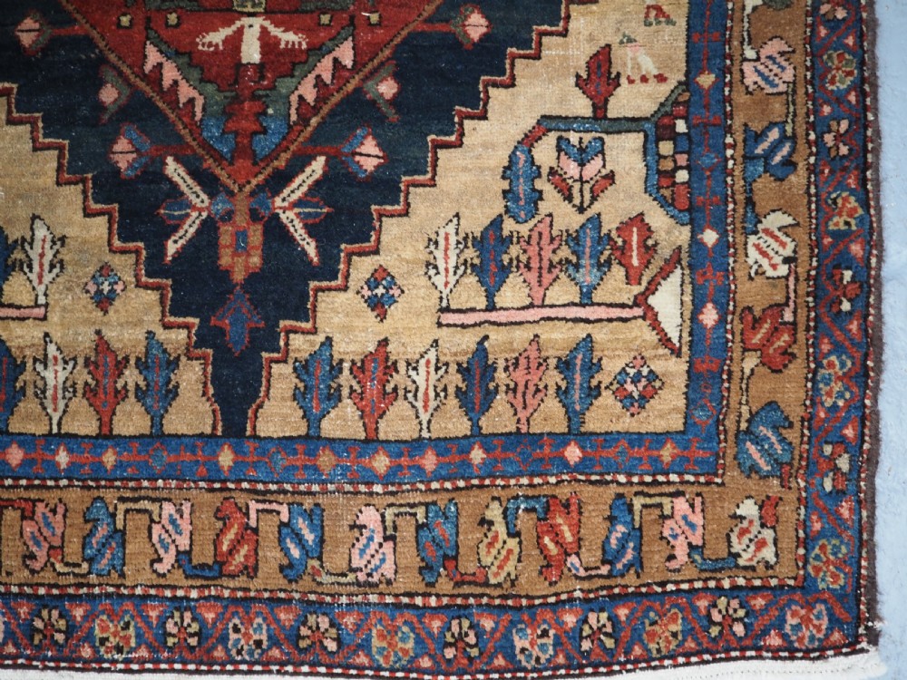 ANTIQUE HERIZ REGION VILLAGE RUG POSSIBLY BAKSHAISH, CIRCA 1900. View XII