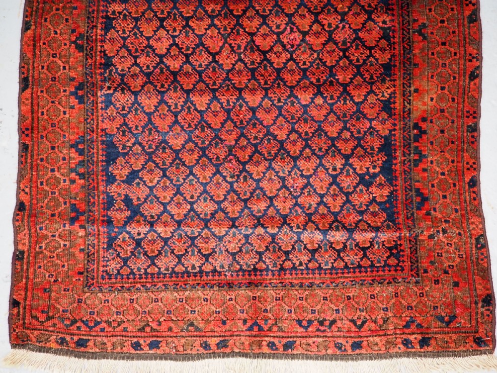 ANTIQUE TIMURI DOKHTAR-E-QAZI PRAYER RUG, CIRCA 1880. View V