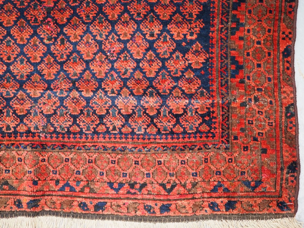 ANTIQUE TIMURI DOKHTAR-E-QAZI PRAYER RUG, CIRCA 1880. View XI