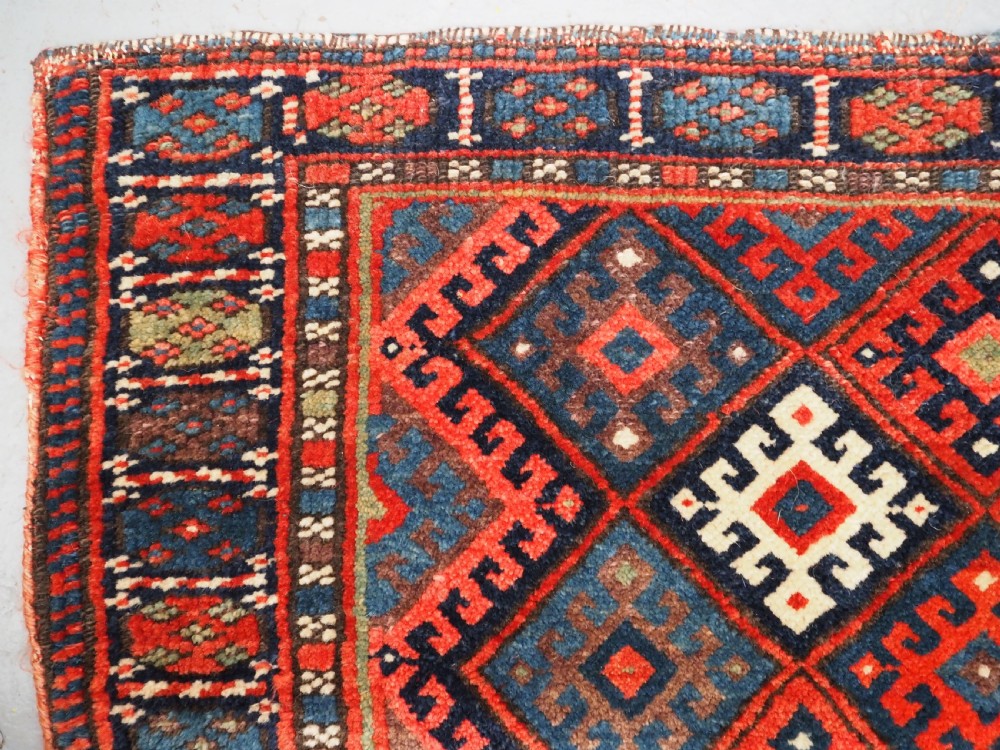 ANTIQUE JAF KURD BAG FACE OF SMALL SIZE, CIRCA 1900. View II