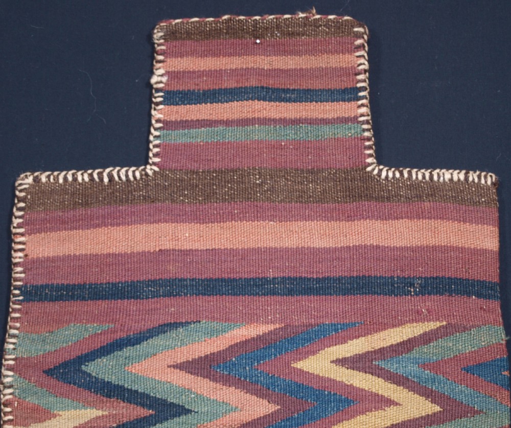 ANTIQUE SALT BAG BY THE UZBEK NOMADS, CIRCA 1900. View III