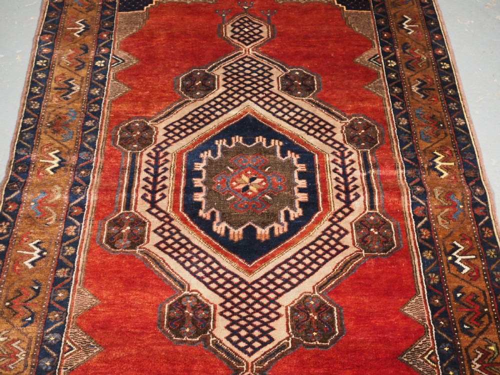 ANTIQUE TURKISH YAHYALI VILLAGE RUG, GOOD COLOUR, CIRCA 1900. View IV